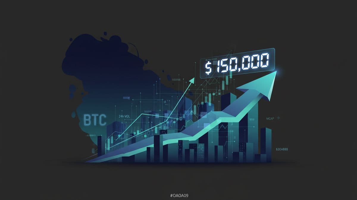 Gráfico Bitcoin proyección 150000