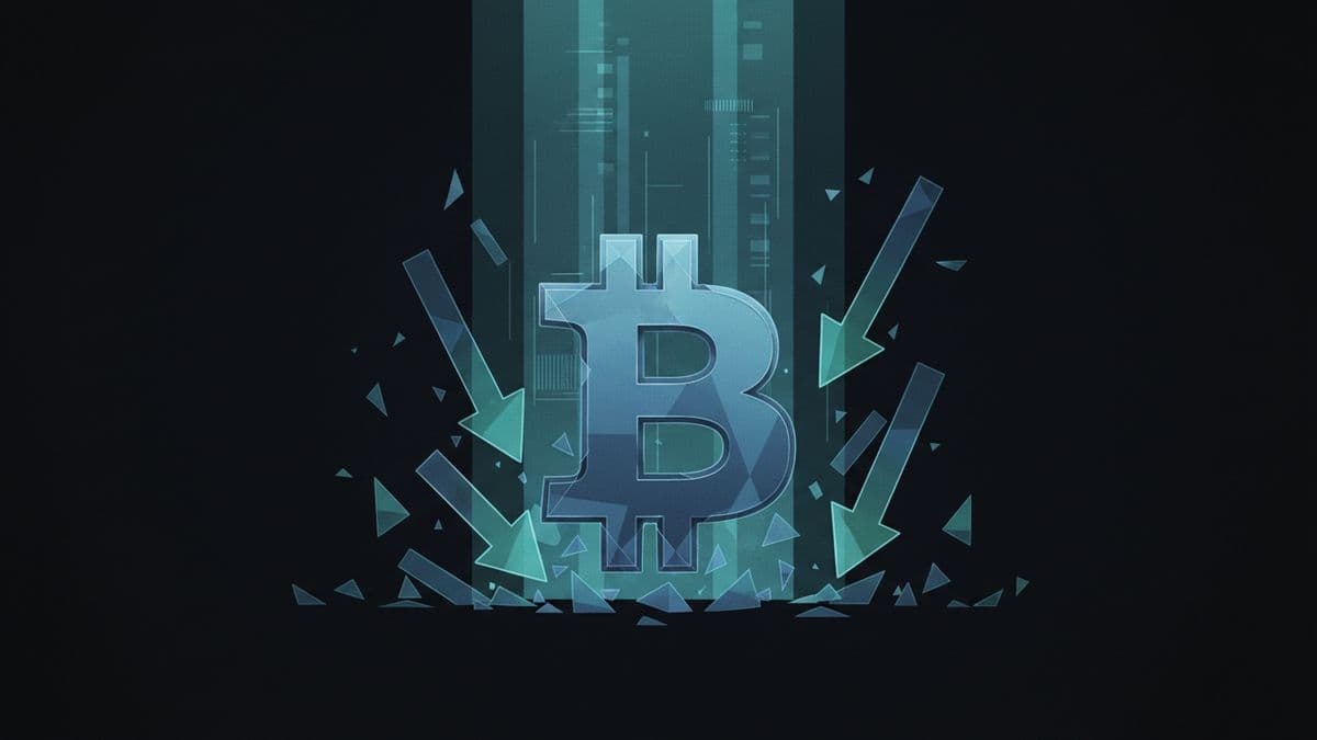 Logotipo de Bitcoin sobre mapa mundial
