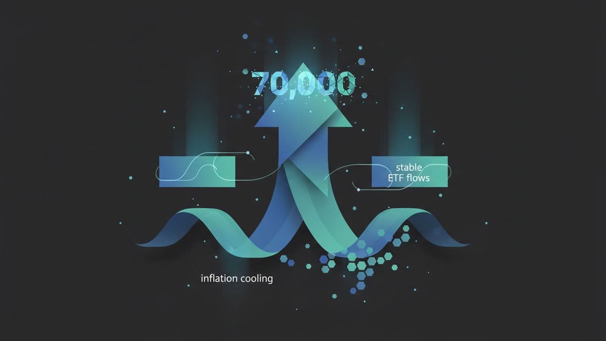 Gráfico de Bitcoin 70000 dólares