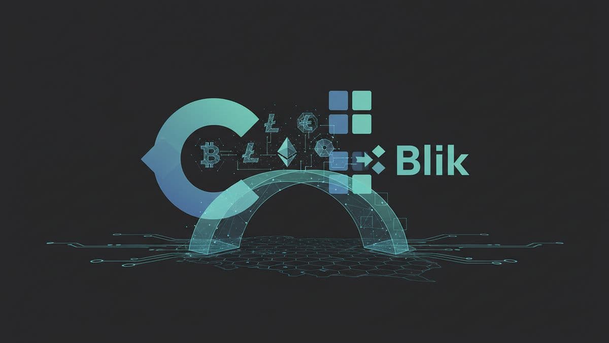 Hombre usando Blik en Polonia