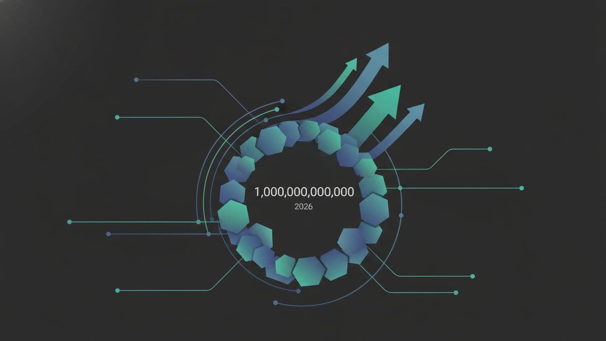 Gráfico crecimiento cripto 2026