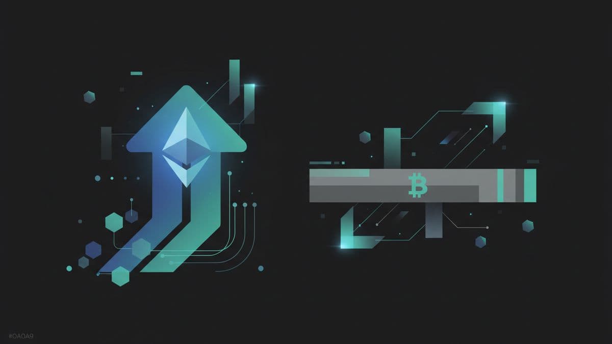 Gráfico ETH Bitcoin estabilidad