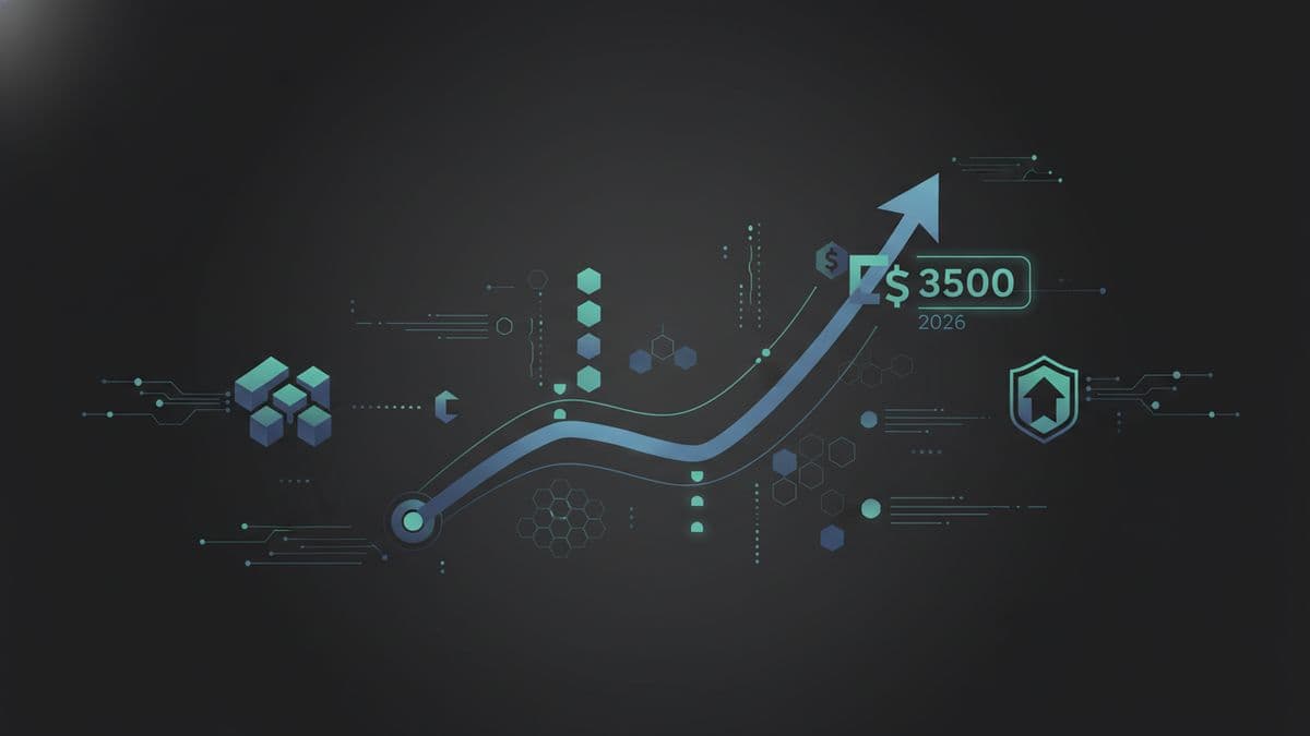 Gráfico Ethereum US$3,500 2026