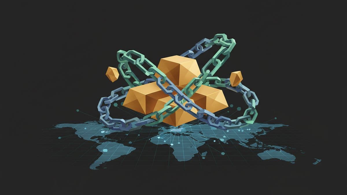 Gráfico valor mercado oro tokenizado