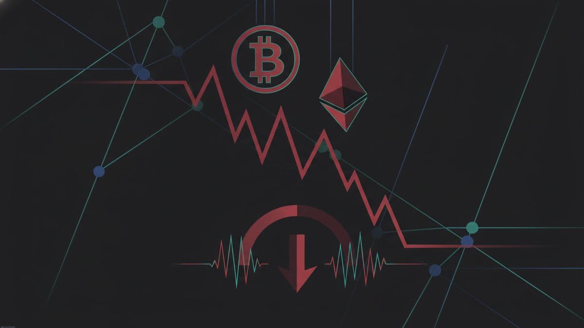 Gráfico de velas mercado cripto