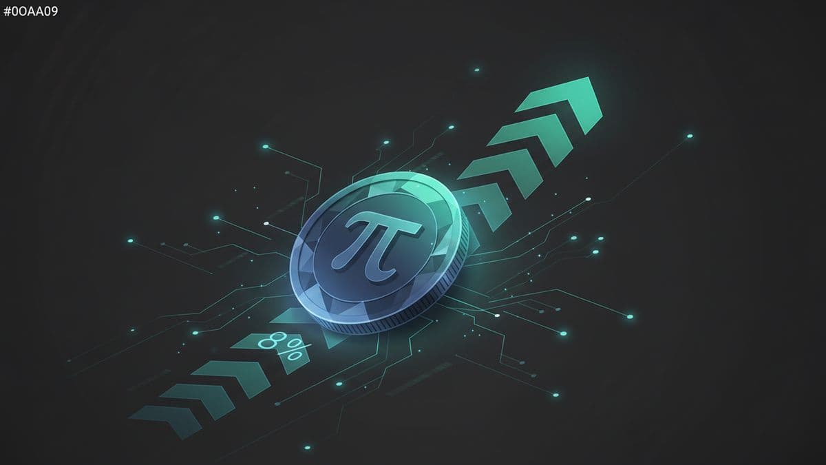 Gráfico Pi Network porcentaje