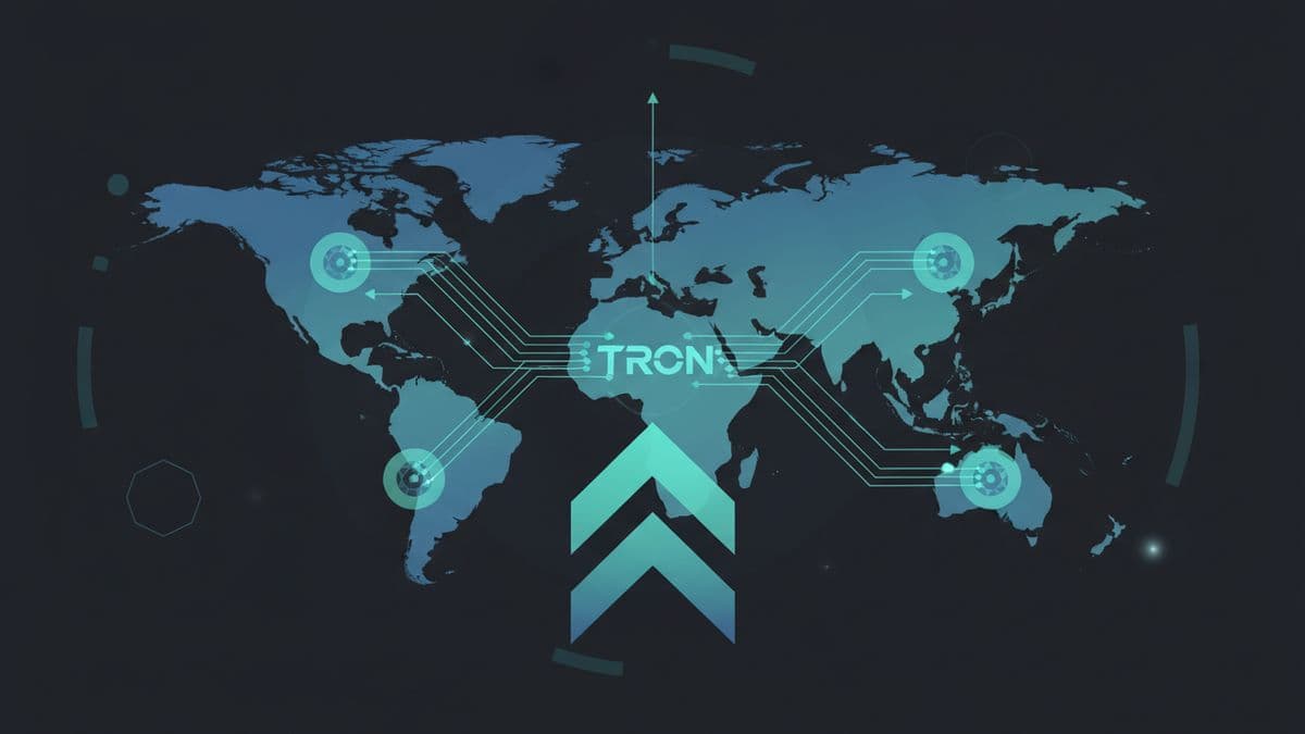 Gráfico TRON crecimiento stablecoins