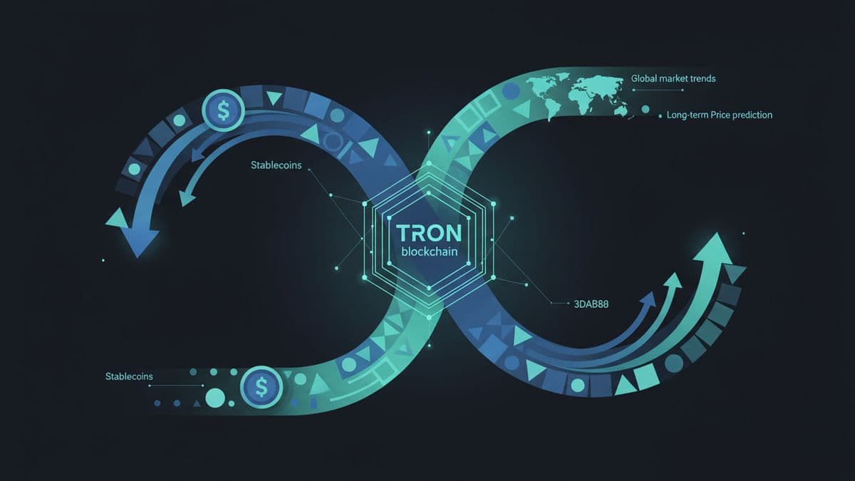 Gráfico TRON Tether stablecoins
