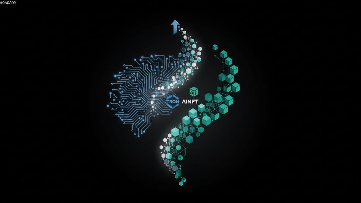 Logos TRONDAO y AINFT