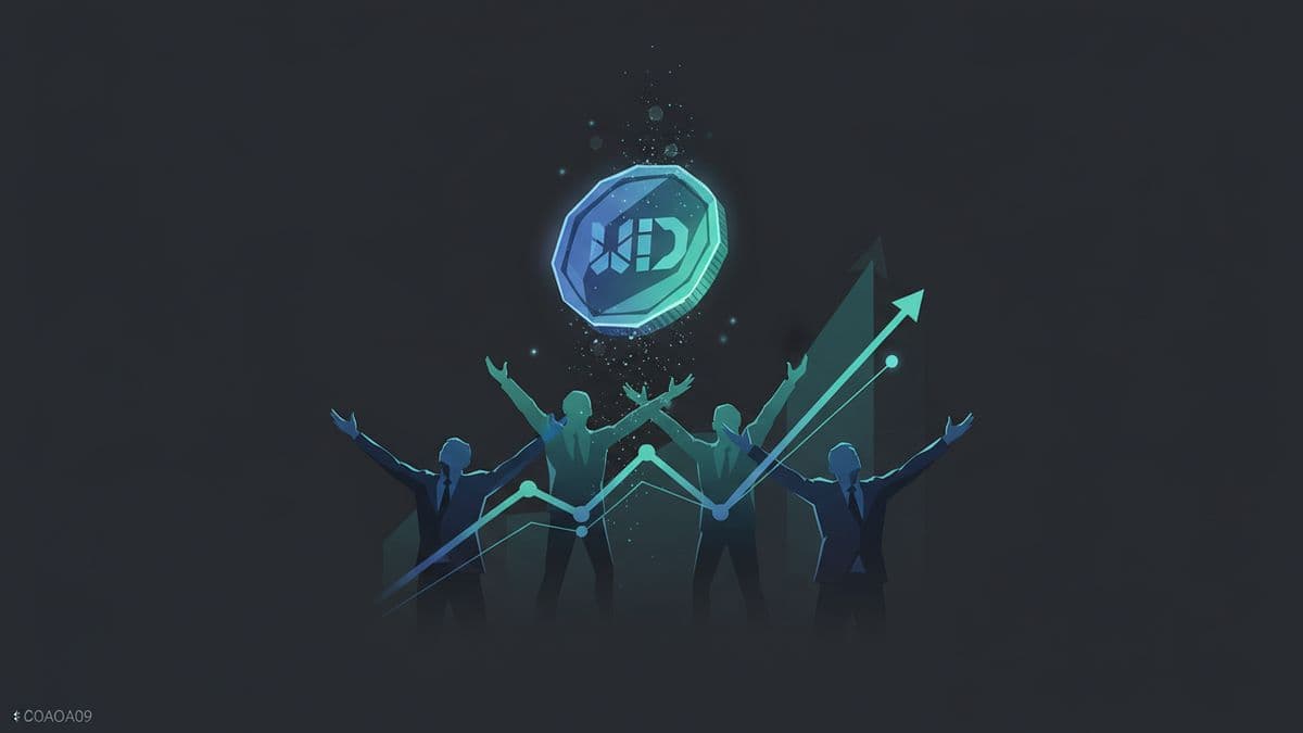 Gráfico Worldcoin velas verdes